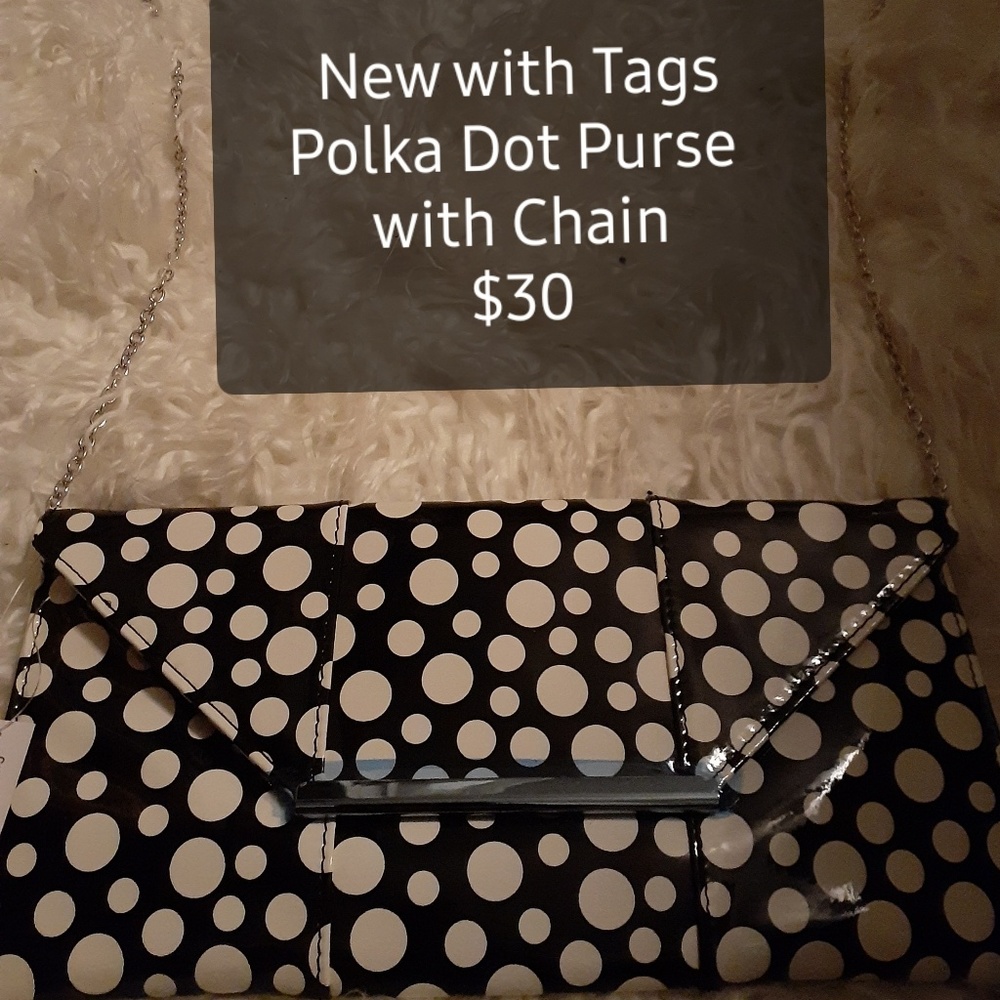 New! POLKA DOTS CROSSBODY